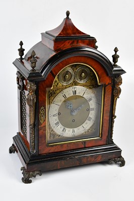 Lot 6392 - A 19th century tortoiseshell veneered bracket...