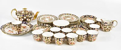 Lot 5400 - ROYAL CROWN DERBY; a part tea service in the...
