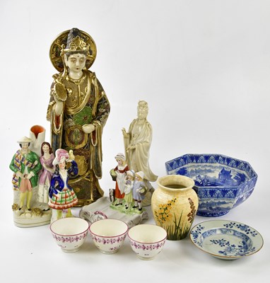 Lot 5418 - A small group of ceramics to include two...