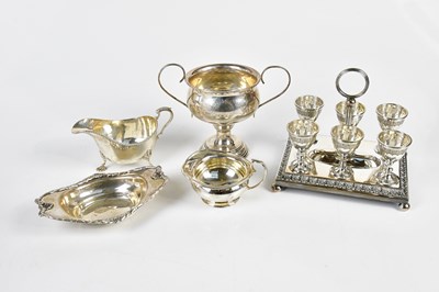 Lot 2308 - BRITTON, GOULD & CO; a George V hallmarked...