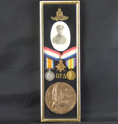 Lot 510 - An impressive framed WWI display comprising...