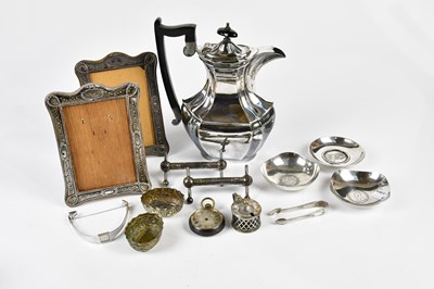 Lot 2665 - A pair of hallmarked silver mounted easel back...