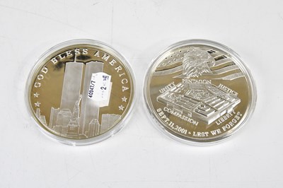 Lot 3145 - Two American 999 fine silver commemorative...