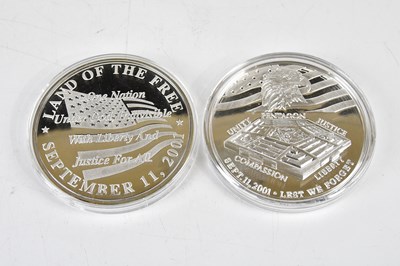 Lot 3146 - Two American 999 fine silver commemorative...