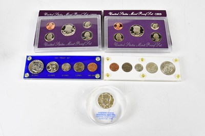 Lot 3205 - A small collection of American coins,...