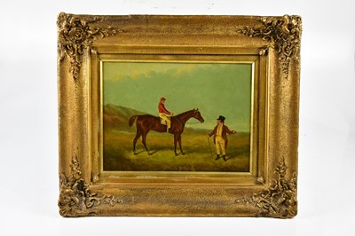 Lot 6163 - UNATTRIBUTED; a 19th century oil on board,...