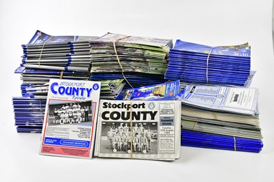 Lot 284 - An extensive collection of football programmes,...