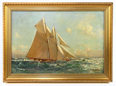 Lot 1092 - H. ENFIELD; a late 19th century oil on canvas,...