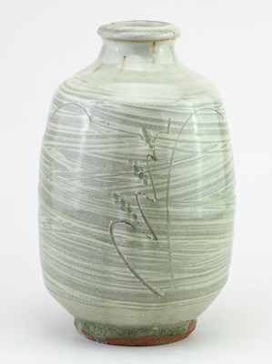 Lot 292 - MIKE DODD (born 1943); a stoneware bottle...