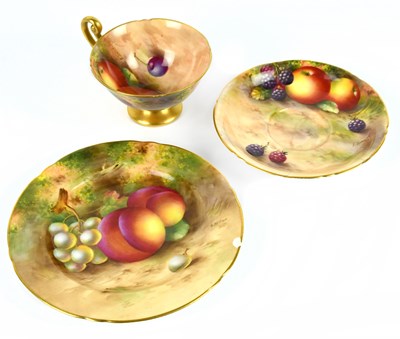 Lot 719 - E. TOWNSEND FOR ROYAL WORCESTER; a hand...