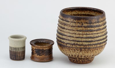 Lot 336 - RAY MARSHALL (1913-1986); a deep stoneware...