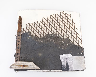 Lot 47 - ANNABEL FARADAY (born 1949); 'Cliff Face 2015',...