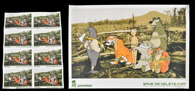 Lot 1186 - BANKSY (born 1974); ‘Save or Delete’, a colour...