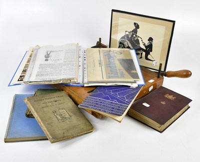 Lot 463 - A small group of ephemera and books, including...