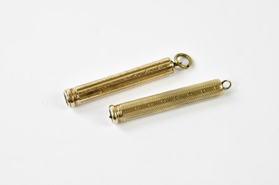 Lot 5079 - S MORDAN & CO; a yellow metal propelling...