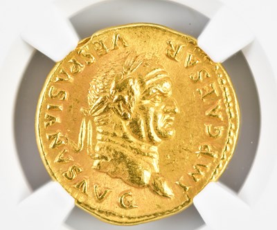 Lot 2530 - An exceptionally rare gold Roman coin, Twelve...