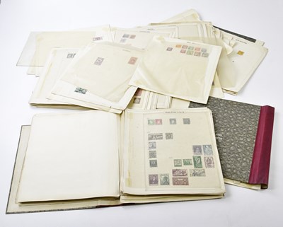 Lot 468 - A large collection of stamps contained in...