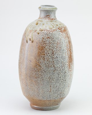 Lot 325 - PHIL ROGERS (1951-2020); a salt glazed bottle...