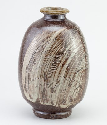 Lot 324 - PHIL ROGERS (1951-2020); a salt glazed bottle...