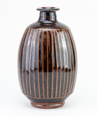 Lot 320 - PHIL ROGERS (1951-2020); a fluted stoneware...
