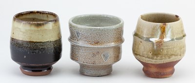 Lot 330 - PHIL ROGERS (1951-2020); a trio of stoneware...