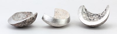 Lot 265 - MARTIN PEARCE; a trio of stoneware sculptural...