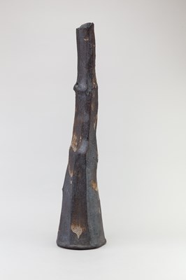 Lot 18 - AKI MORIUCHI (born 1947); a very tall faceted...