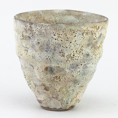 Lot 15 - AKI MORIUCHI (born 1947); a stoneware vessel...