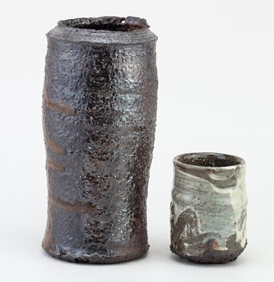 Lot 2 - ADAM FREW (born 1981); a cylindrical wood...