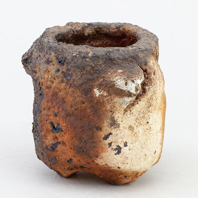 Lot 85 - CHARLES BOUND (born 1939); a wood fired...