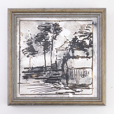 Lot 332 - QUENTIN BELL (1910-1996); a stoneware tile on...