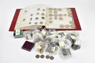 Lot 3193 - A large collection of assorted coins including...