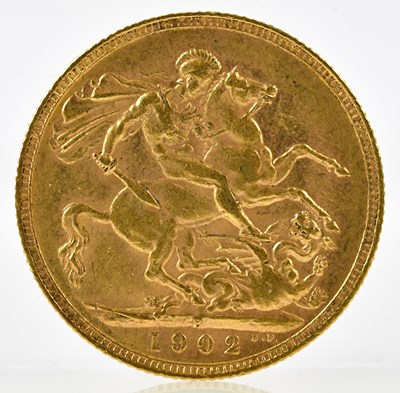 Lot 3106 - An Edward VII full sovereign, 1902.