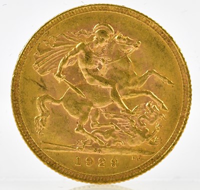Lot 3107 - A George V full sovereign, 1929.