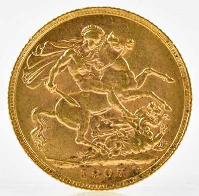 Lot 3111 - An Edward VII full sovereign, 1907.