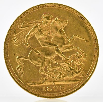 Lot 3114 - A Victorian full sovereign, Jubilee head, 1892.