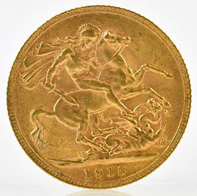 Lot 3121 - A George V full sovereign, 1913.