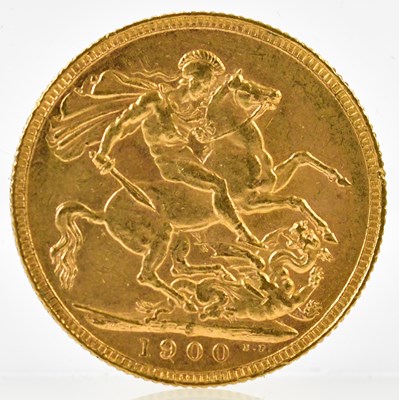 Lot 3122 - A Victorian full sovereign, old head, 1900.