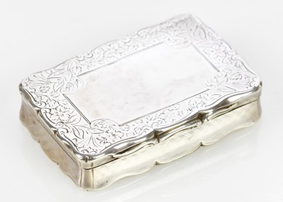 Lot 2061 - NATHANIEL MILLS; a Victorian hallmarked silver...
