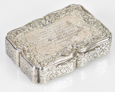 Lot 2047 - NATHANIEL MILLS; a Victorian hallmarked silver...