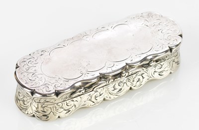 Lot 2068 - DAVID PETTIFER; a Victorian hallmarked silver...