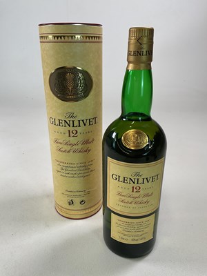 Lot 730 - WHISKY; a bottle of The Glenlivet Pure Single...