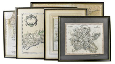 Lot 6073 - A 19th century Cary map of Cheshire, 40 x 53cm,...