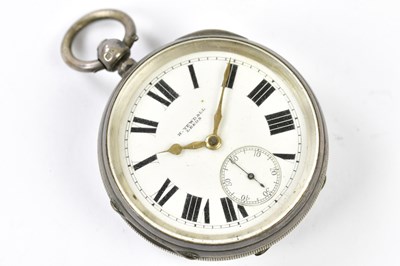 Lot 3006 - A large late Victorian hallmarked silver open...