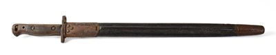 Lot 507 - A Lee Enfield 1907 pattern socket bayonet in...