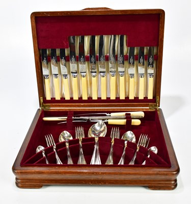 Lot 1005 - THOMAS WAND & SONS; an electroplated six...