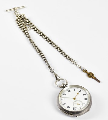 Lot 1196 - A Victorian open faced pocket watch, with...
