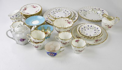 Lot 1323 - A mixed collection of teaware to include Spode...