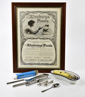 Lot 1451 - A small collection of medical items to include...