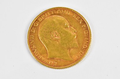 Lot 2559 - An Edward VII half sovereign, 1910.